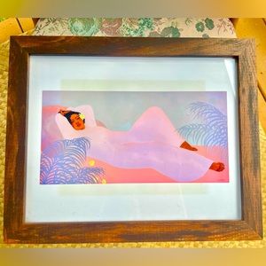 Framed Pegge Hopper art Hawaii